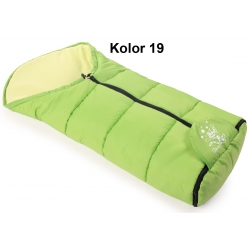 Uniwersalny cieplutki śpiworek polarowy 4w1 długość 108 cm ortalion